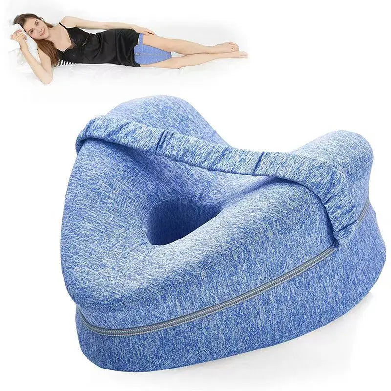 TraumNova® Orthopädisches Beinkissen aus Memory Foam – Ergonomisches Kniekissen für Seitenschläfer, Schwangerschaft & Rückenentlastung